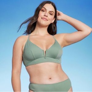 Light Green Bikini Top | 36DD
